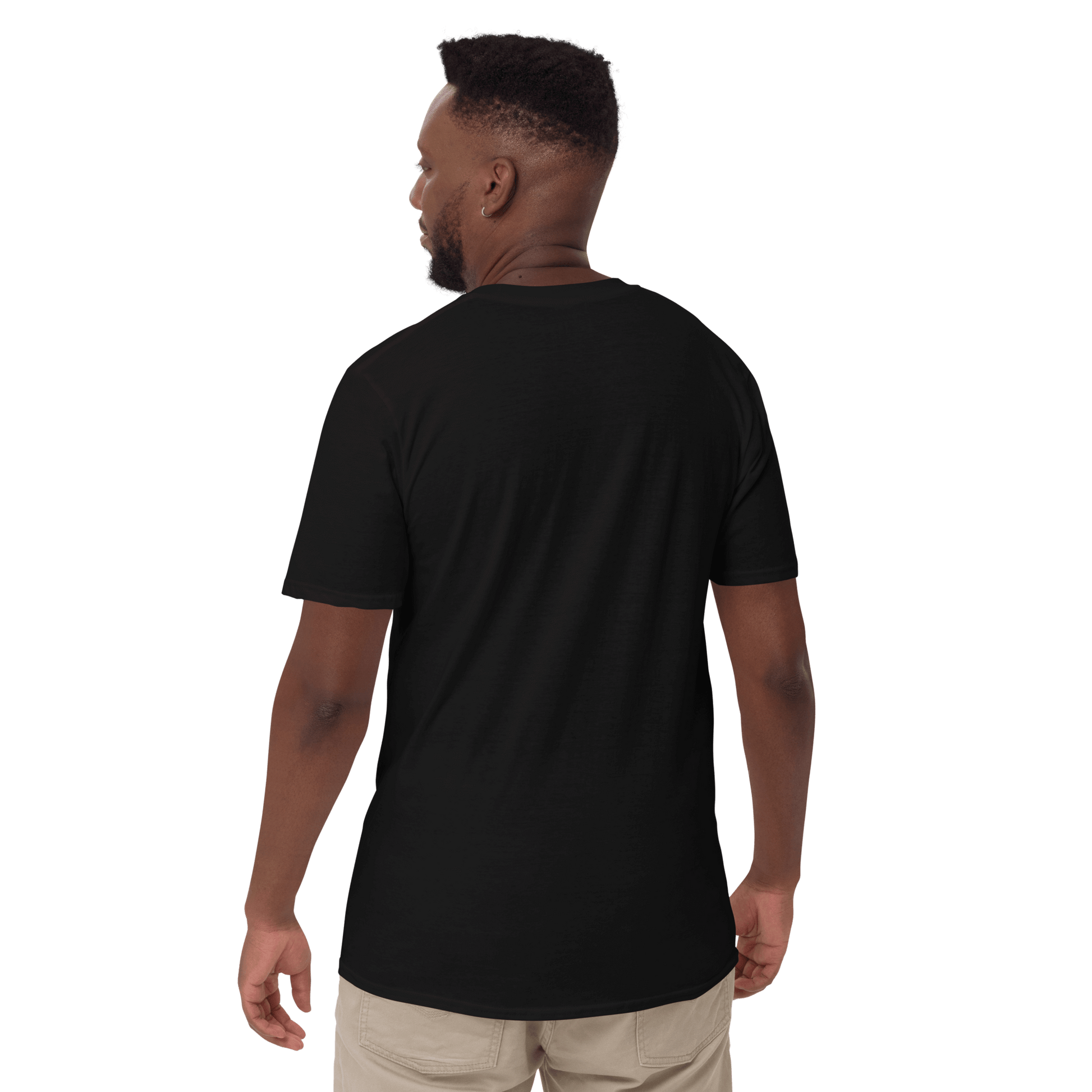 The Path is Within Tee - White Embroidered Mantra