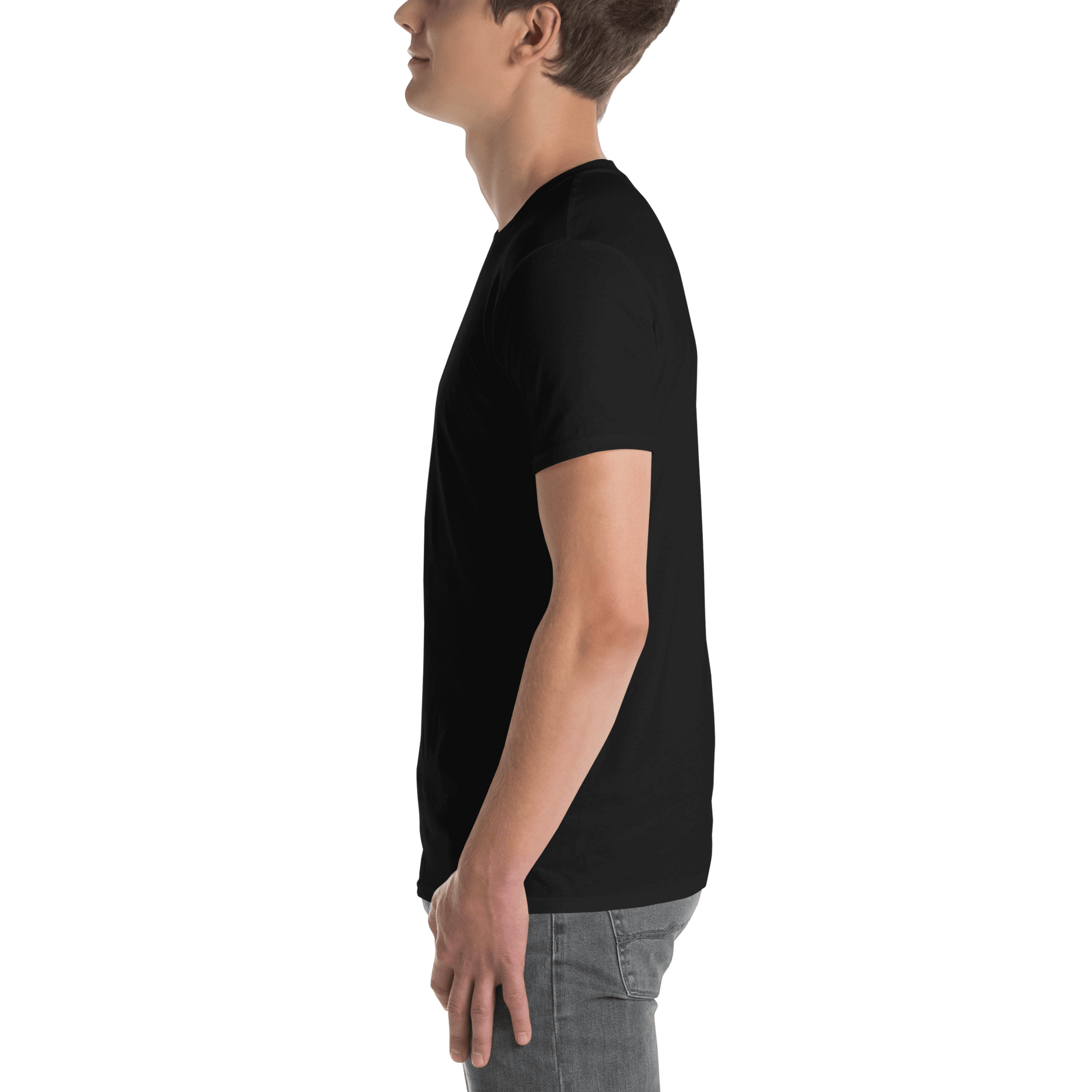You Are Enough Tee - White Embroidered Mantra
