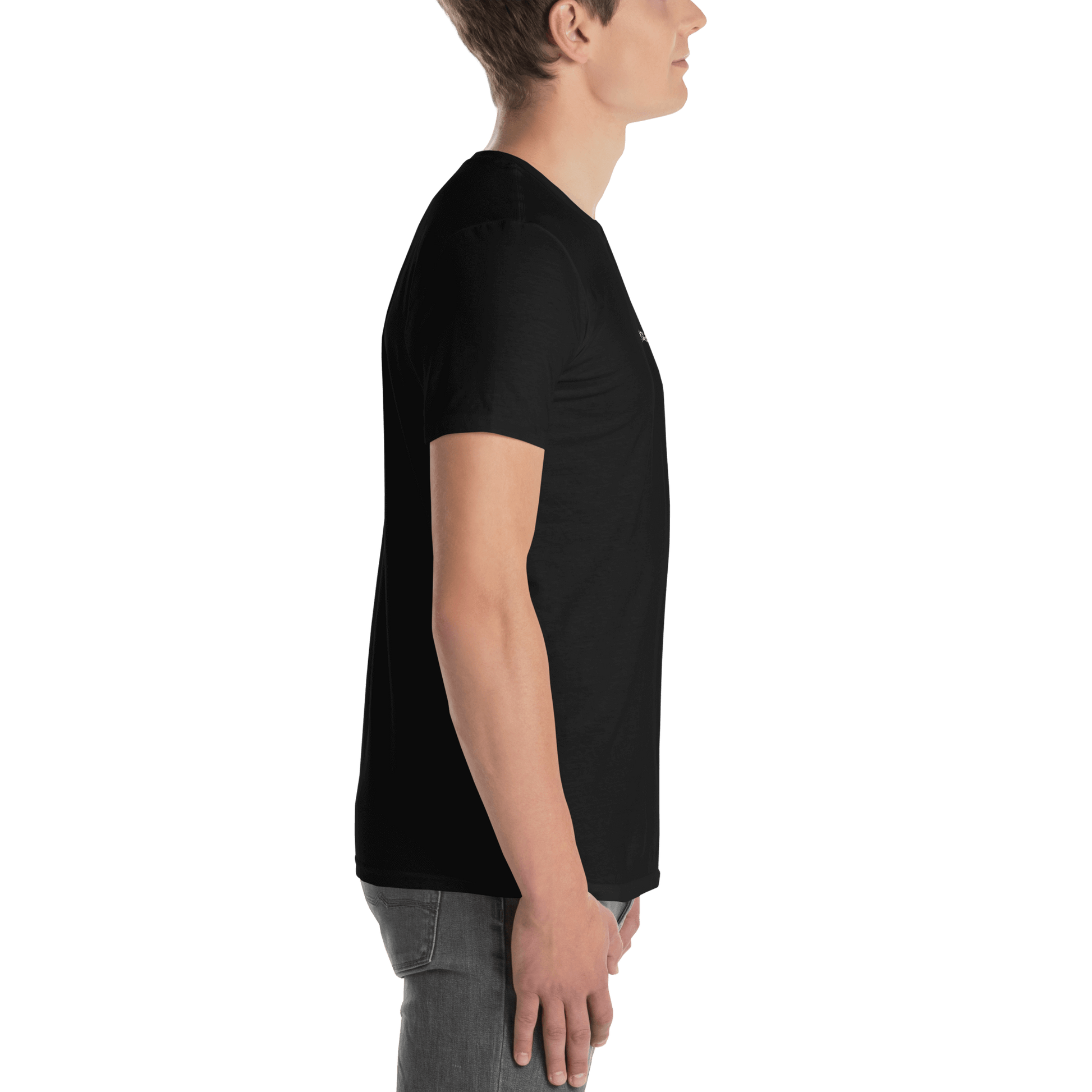 You Are Enough Tee - White Embroidered Mantra