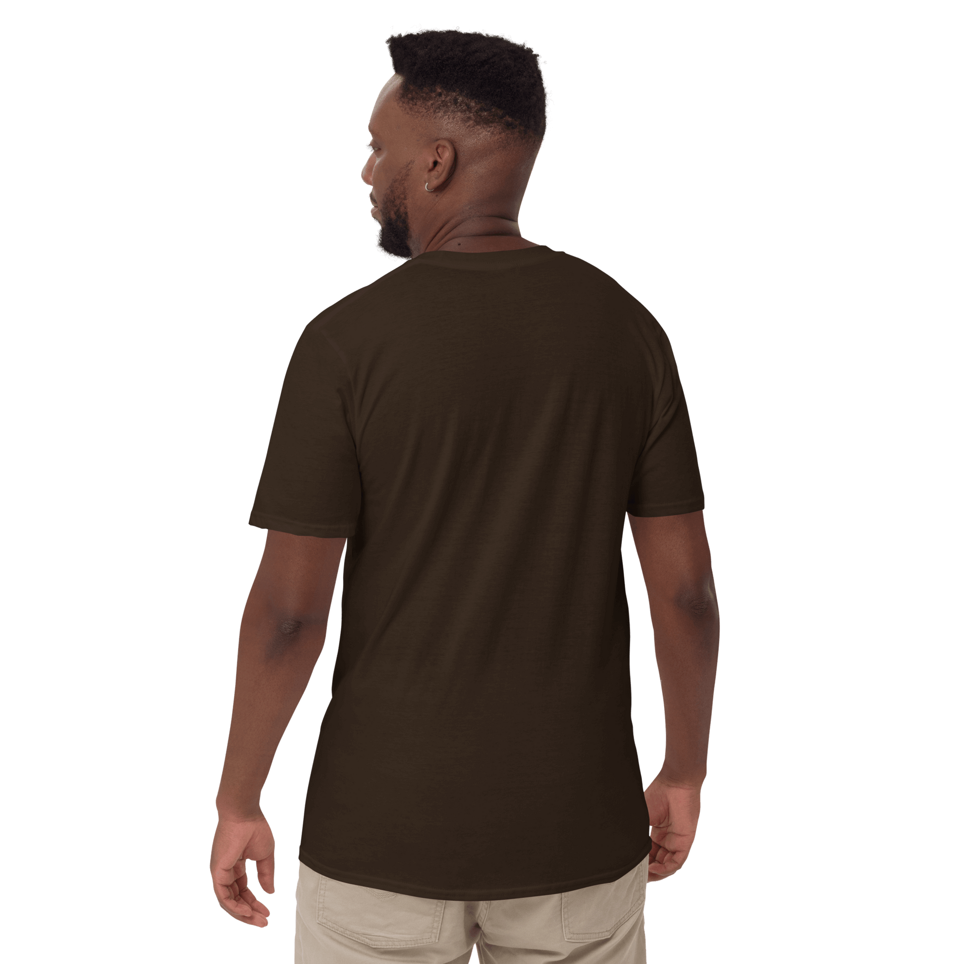 The Path is Within Tee - White Embroidered Mantra