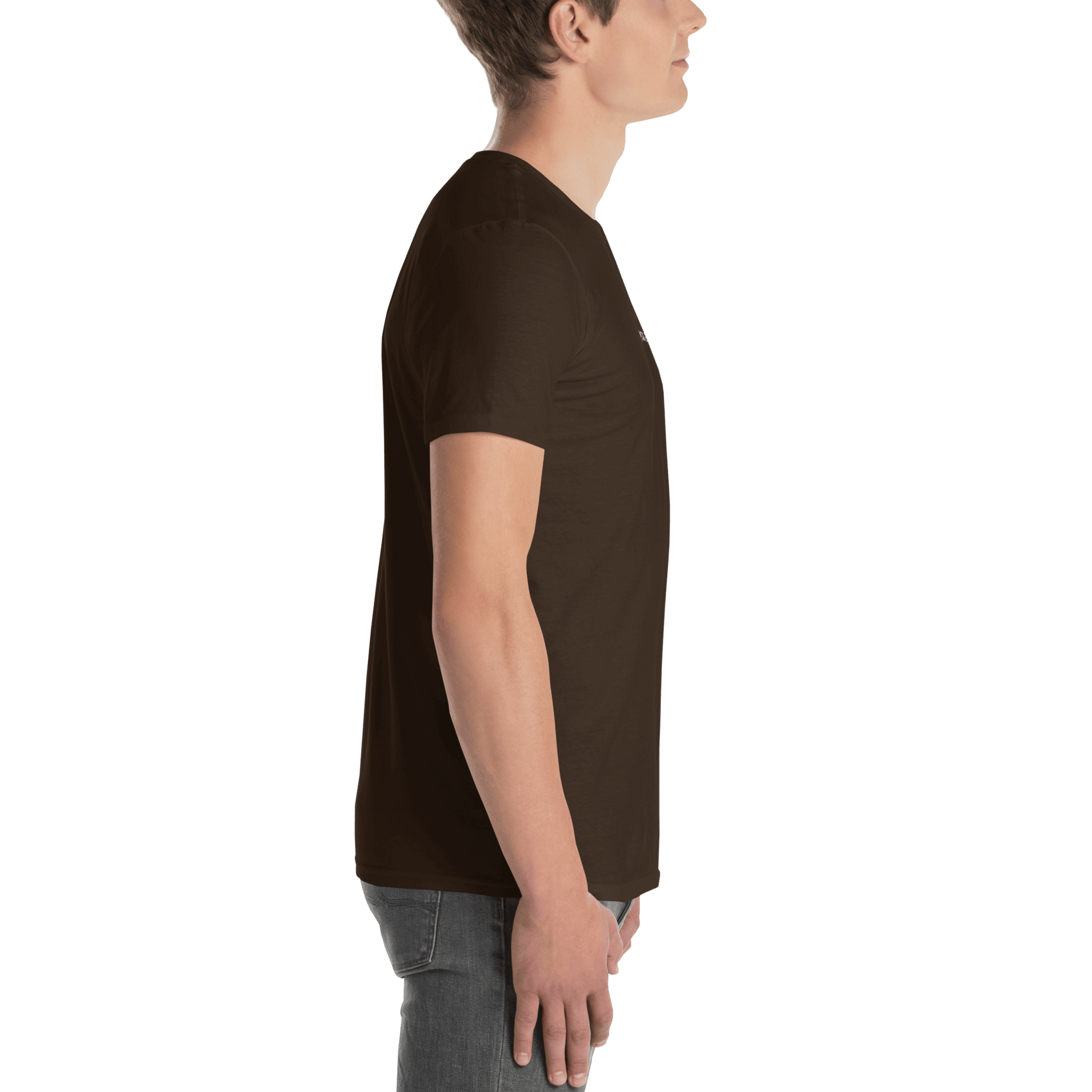 You Are Enough Tee - White Embroidered Mantra