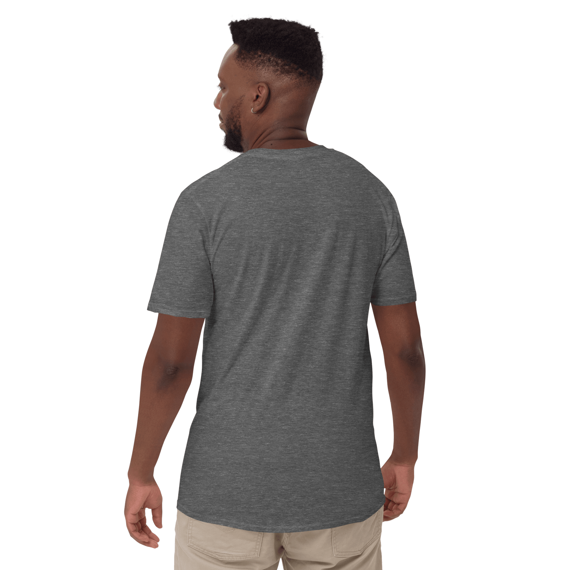The Path is Within Tee - White Embroidered Mantra