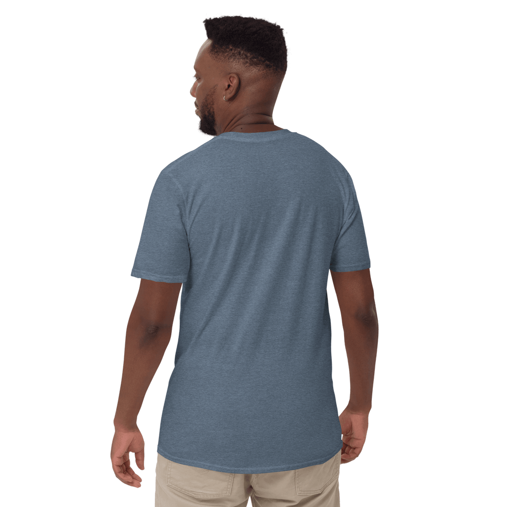 The Path is Within Tee - White Embroidered Mantra