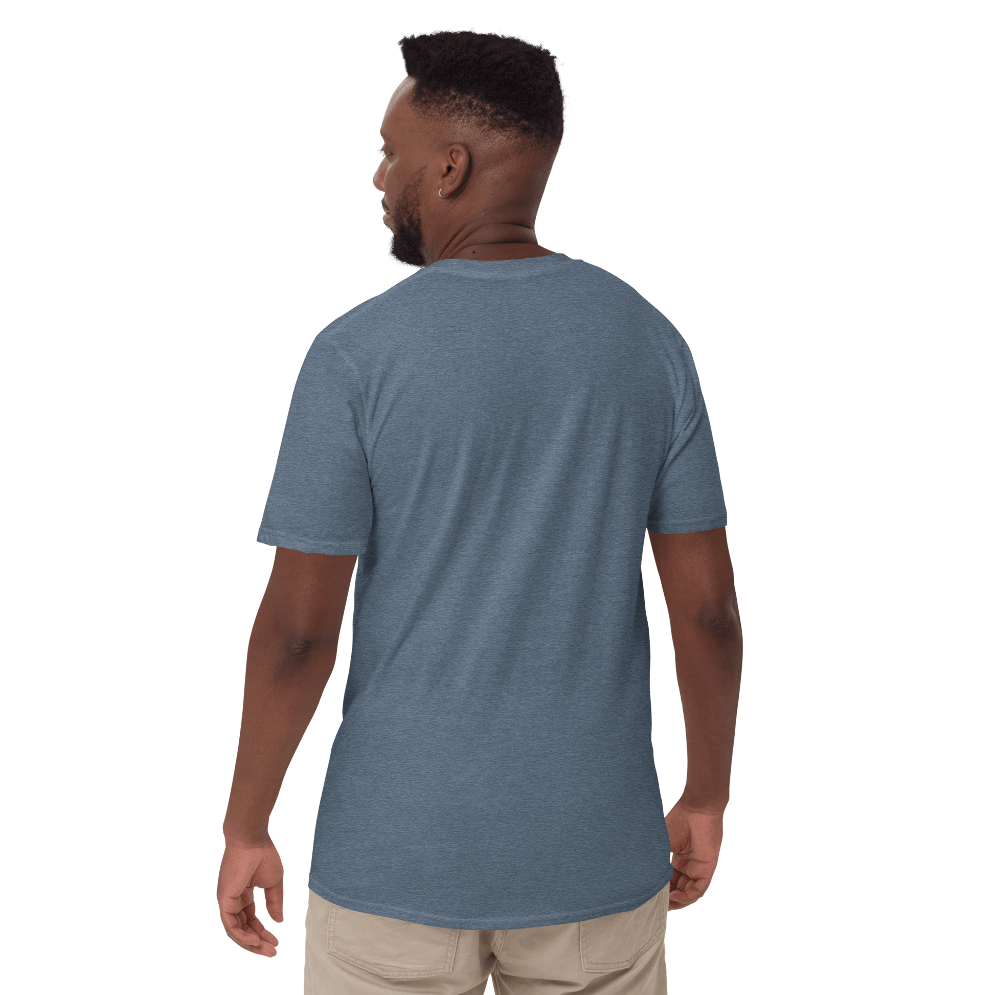 The Path is Within Tee - White Embroidered Mantra
