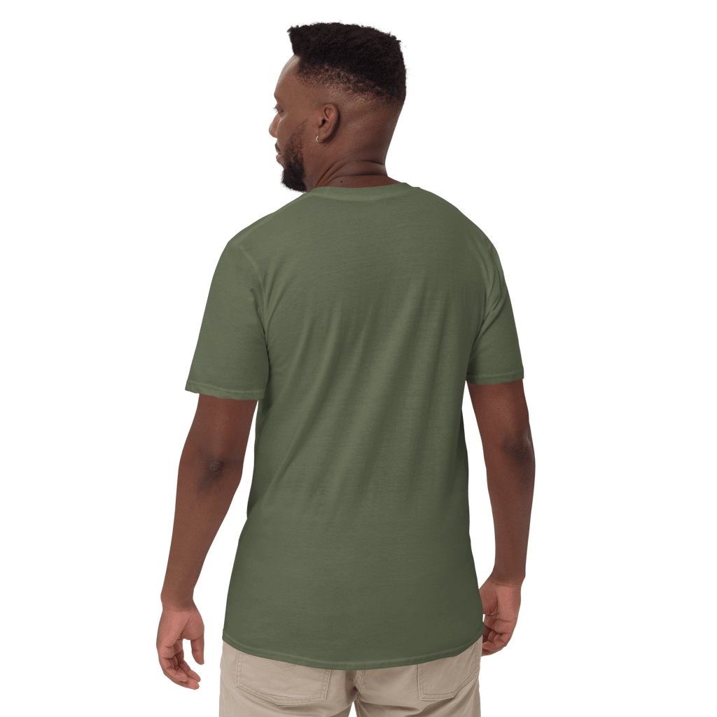 The Path is Within Tee - White Embroidered Mantra