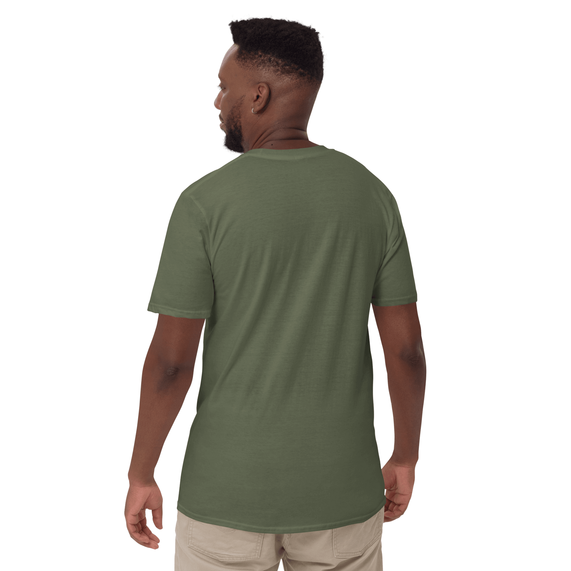 The Path is Within Tee - White Embroidered Mantra