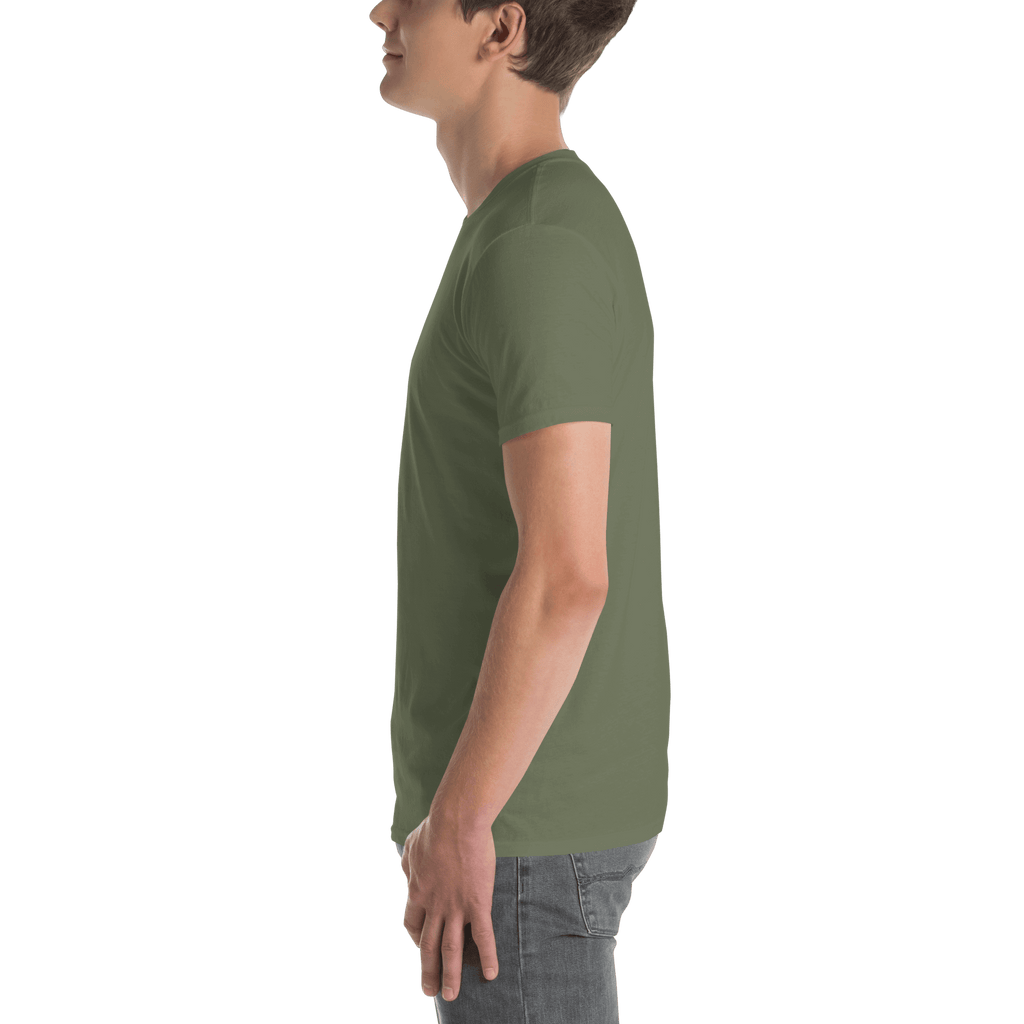 You Are Enough Tee - White Embroidered Mantra