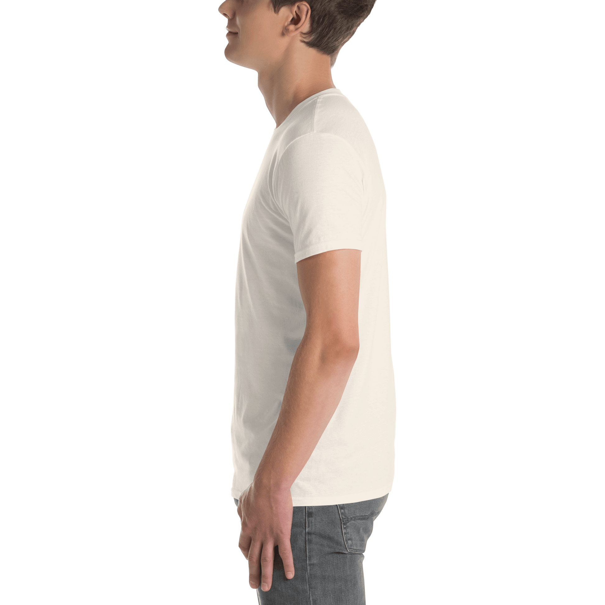 You Are Enough Tee - Black Embroidered Mantra