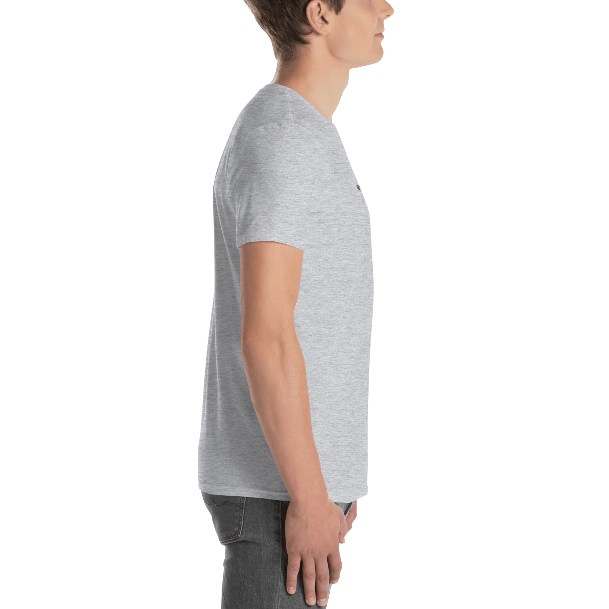 You Are Enough Tee - Black Embroidered Mantra