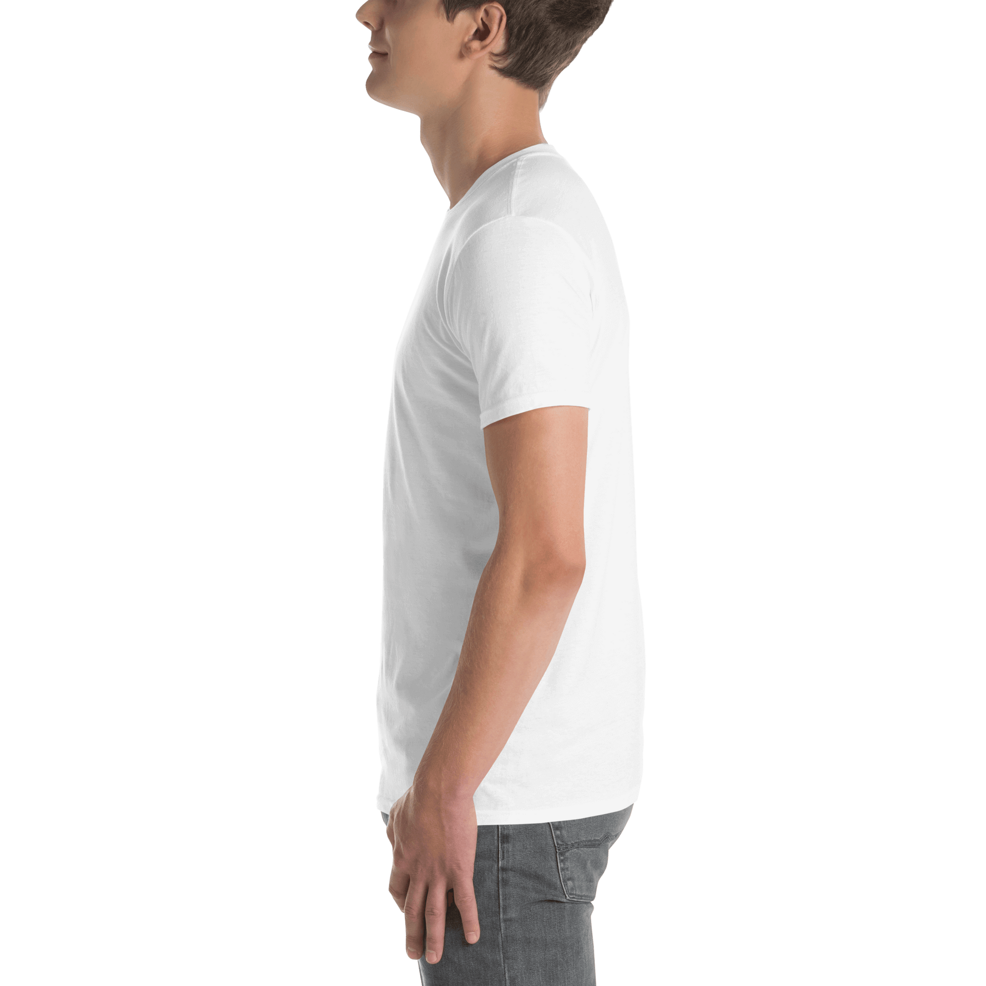 You Are Enough Tee - Black Embroidered Mantra
