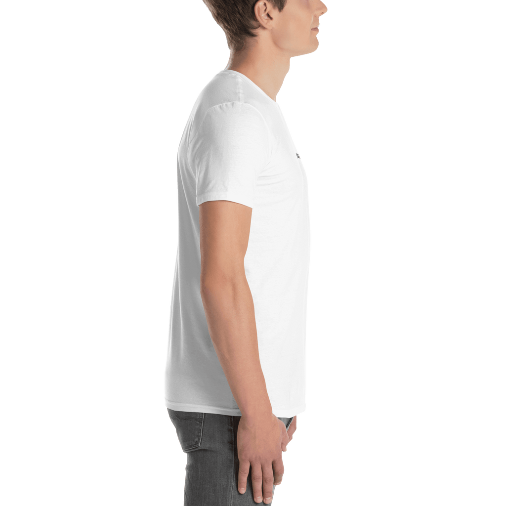 You Are Enough Tee - Black Embroidered Mantra