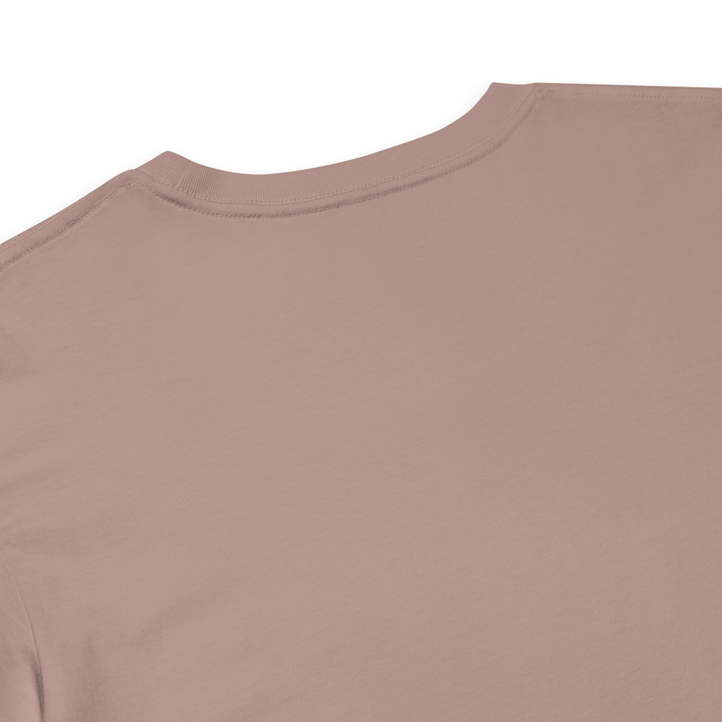 Everything is Energy Crop Tee - White Embroidered Mantra
