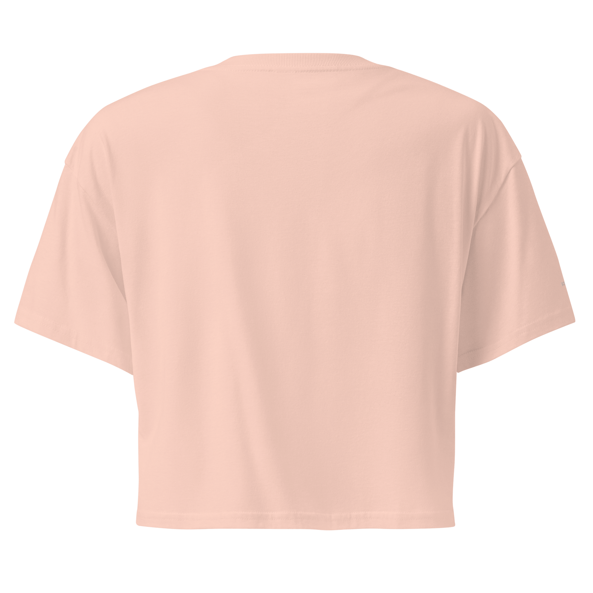 Pleasure is Power Crop Tee - White Embroidered Mantra